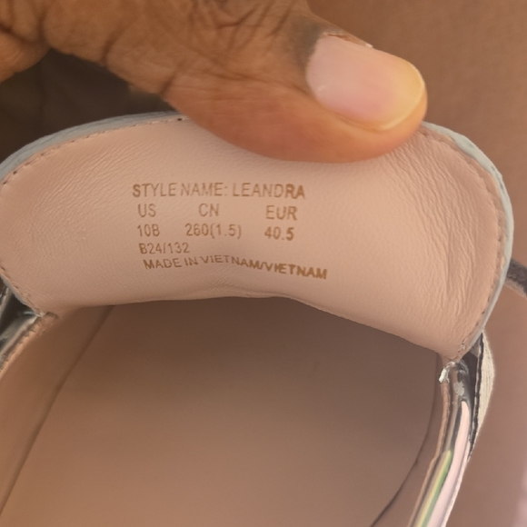 Kate Spade Silver and Black Loafers - Picture 9 of 9